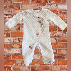 Bundle of 4 Quilted Look Sleep N Plays, 6-9 Months